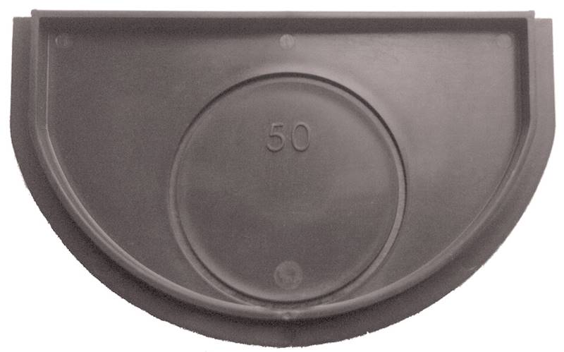 Zaślepka (ścianka czołowa) do korytka STORA-DRAIN LIGHT 120x80mm PP