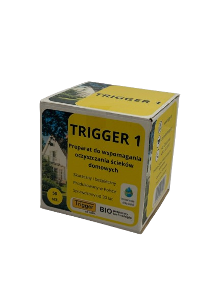 Trigger-1 bakterie do szamb i oczyszczalni 50 saszetek