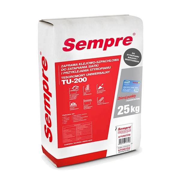 SEMPRE KLEJ TU200 DO ZATAPIANIA SIATKI 25KG