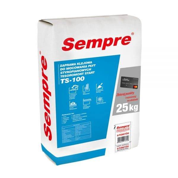 SEMPRE KLEJ TS100 DO PRZYKLEJANIA STYROPIANU 25KG