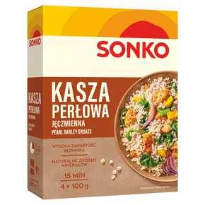 SP KASZA JĘCZMIENNA SONKO PERŁOWA 4X100g