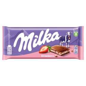SP CZEKOLADA MILKA STRAWBERRY 100G