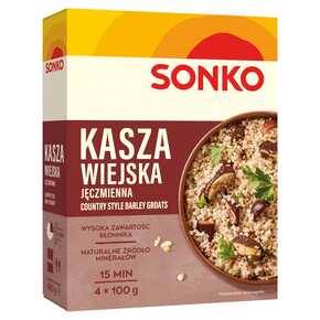 SP KASZA JĘCZMIENNA WIEJSKA SONKO 4*100G HFP