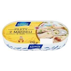 SP FILET Z MAKRELI ŁOSOŚ W OLEJU 170G
