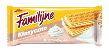 SP CIASTKA WAFLE FAMILIJNE ŚMIETANKOWE 180G