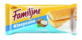 SP CIASTKA WAFLE FAMILIJNE KOKOS 180g
