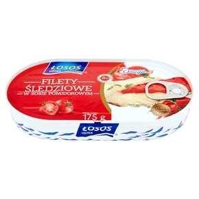 SP FILET ŚLEDZIOWY ŁOSOŚ W SOSIE POM. 175G