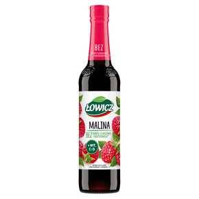 SP ŁOWICZ SYROP 400ML MALINA