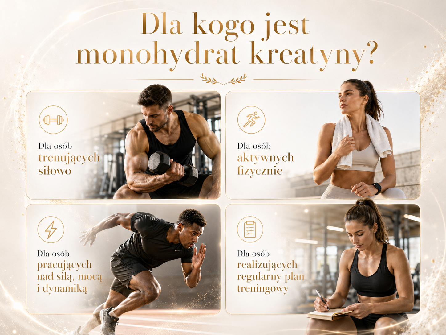 Dla kogo jest monohydrat kreatyny