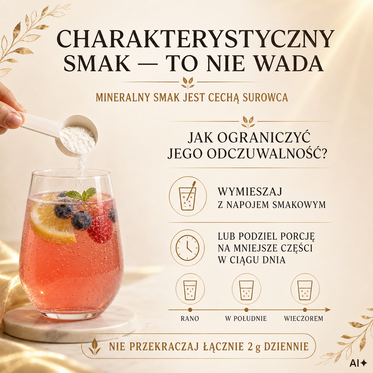 Charakterystyczny smak — jak go ograniczyć?