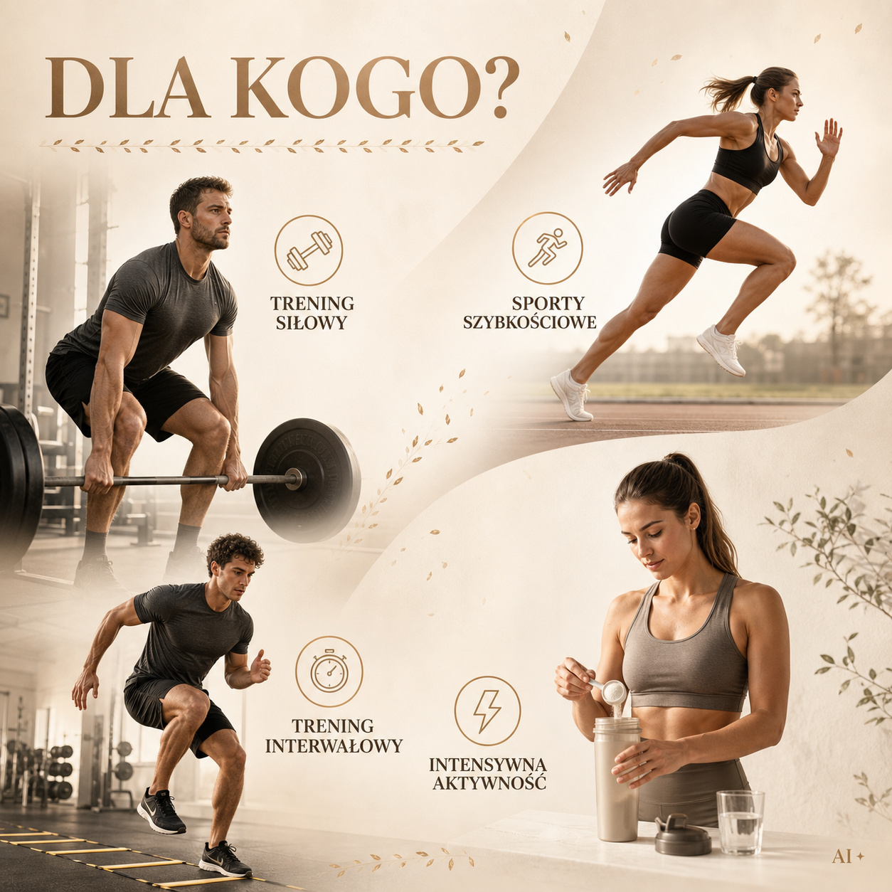 Dla kogo jest monohydrat kreatyny?