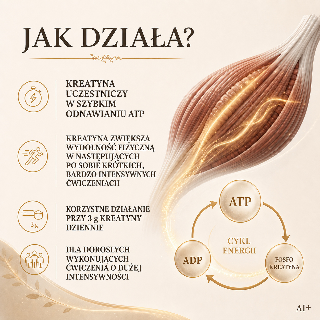 Jak działa kreatyna?