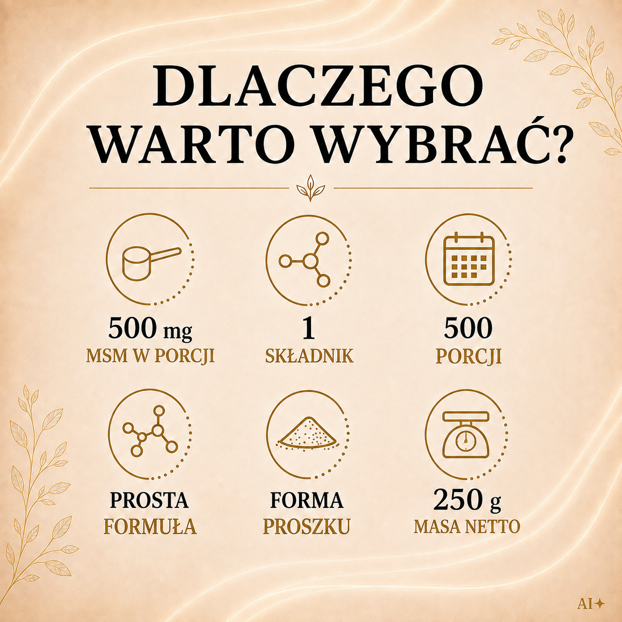 Dlaczego warto wybrać MSM od Victorious Nutrition?