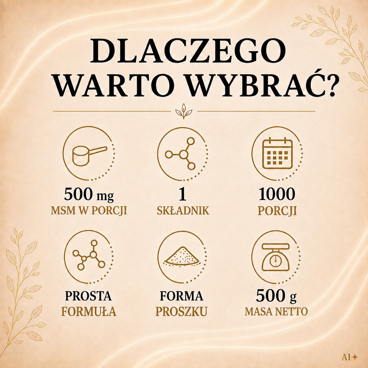 Dlaczego warto wybrać MSM od Victorious Nutrition?