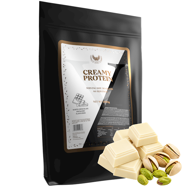 Victorious Creamy Protein 2000g White Chocolate Pistachio