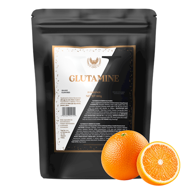 Victorious Glutamine 100g Orange