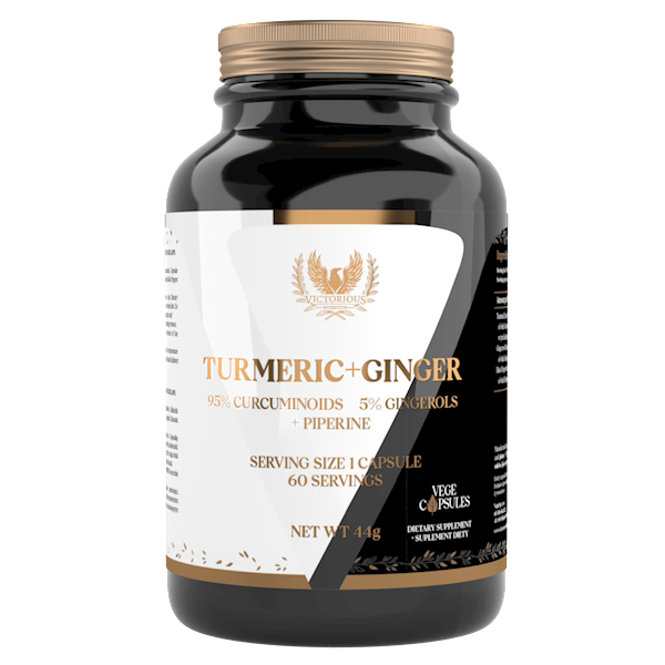 Victorious Turmeric + Ginger 60 vege caps