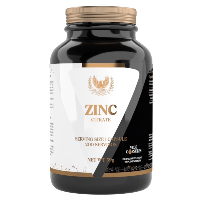 Victorious Zinc 200 vege caps