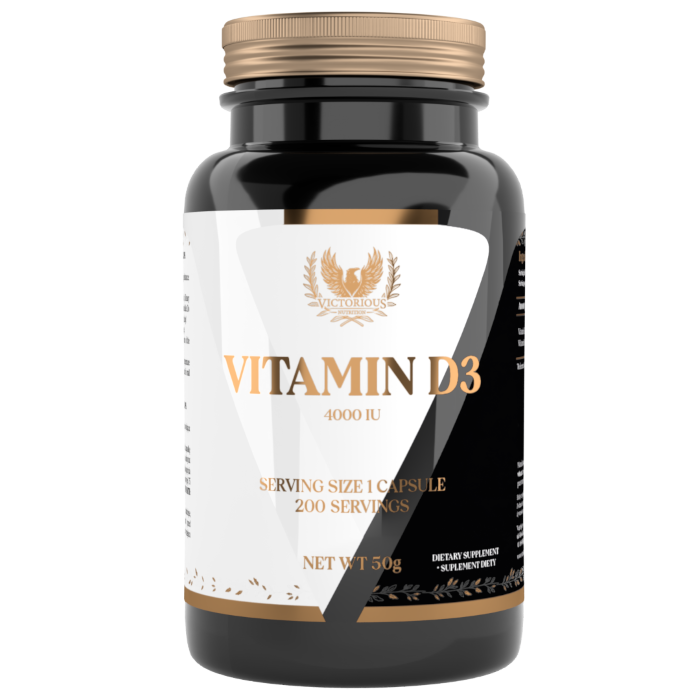 Victorious VItamin D3 4000IU 200 caps
