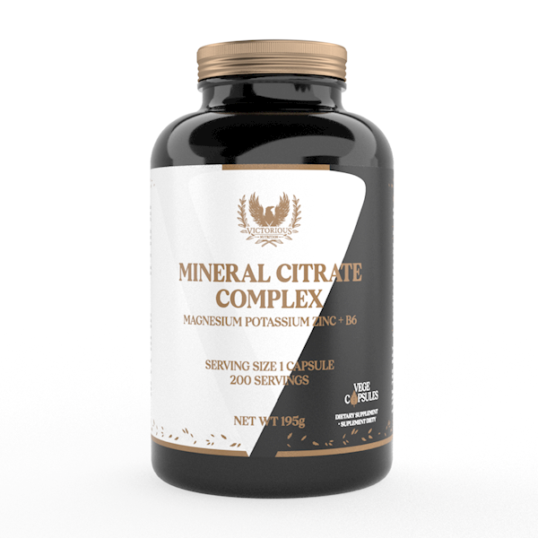 VICTORIOUS NUTRITION MINERAL CITRATE COMPLEX 200 VCAPS