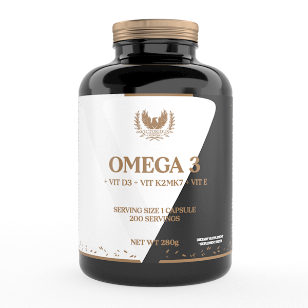 VICTORIOUS NUTRITION OMEGA 3 + D3 + K2 + E 200 CAPS
