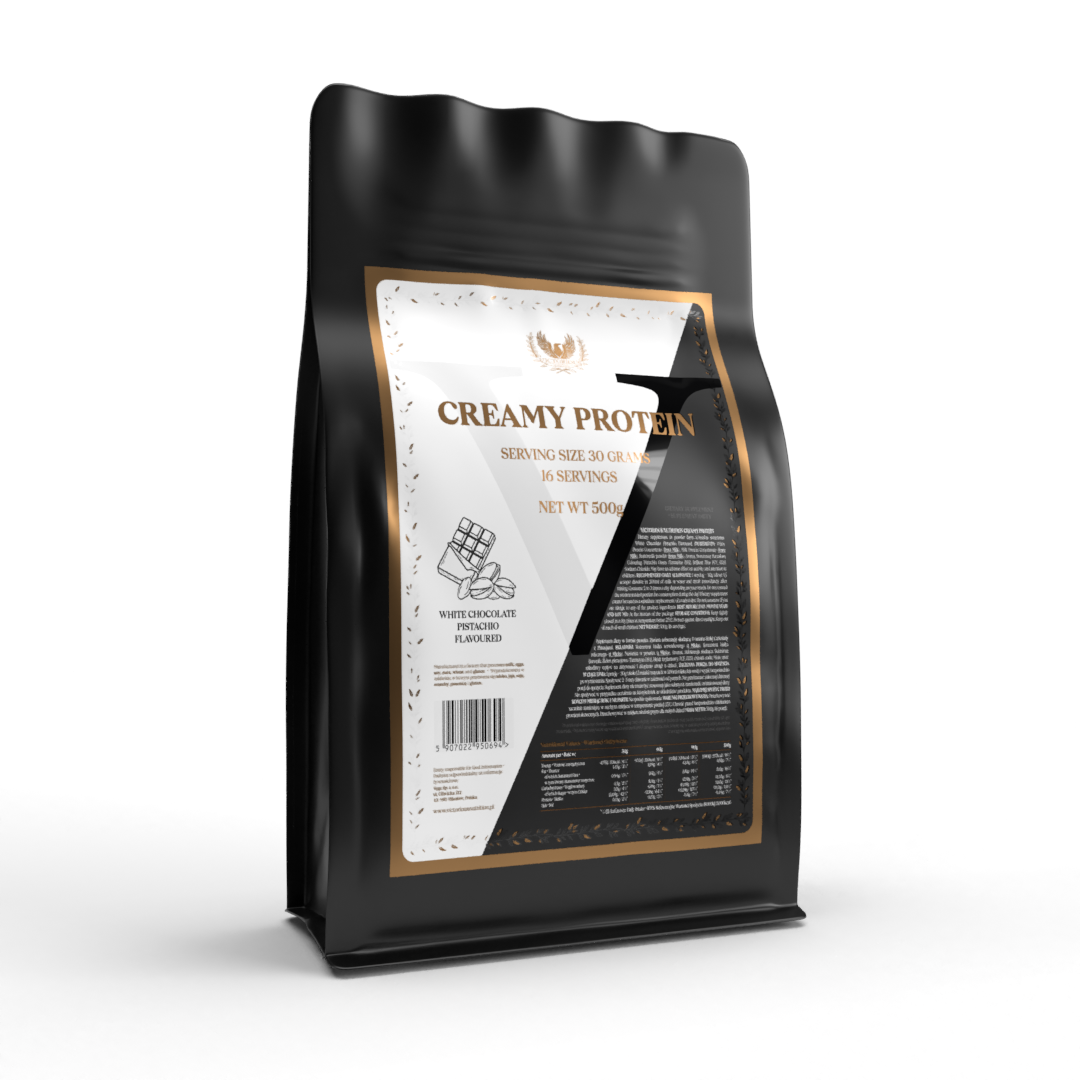 VICTORIOUS NUTRITION CREAMY PROTEIN 500g White Chocolate Pistachio