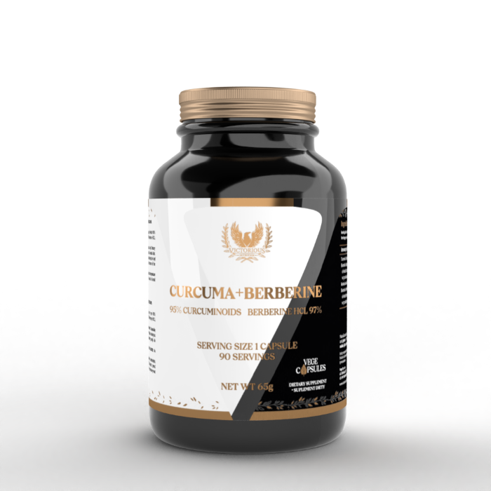 VICTORIOUS NUTRITION CURCUMA + BERBERINE HCL 90 VCAPS
