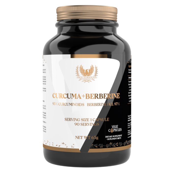 Victorious Curcuma + Berberine HCL 90 vege caps