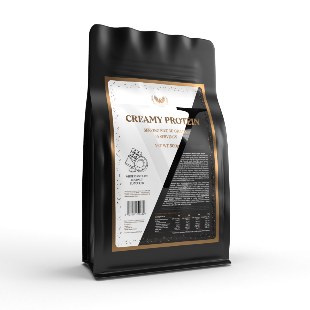 VICTORIOUS NUTRITION CREAMY PROTEIN 500g White Chocolate Coconut