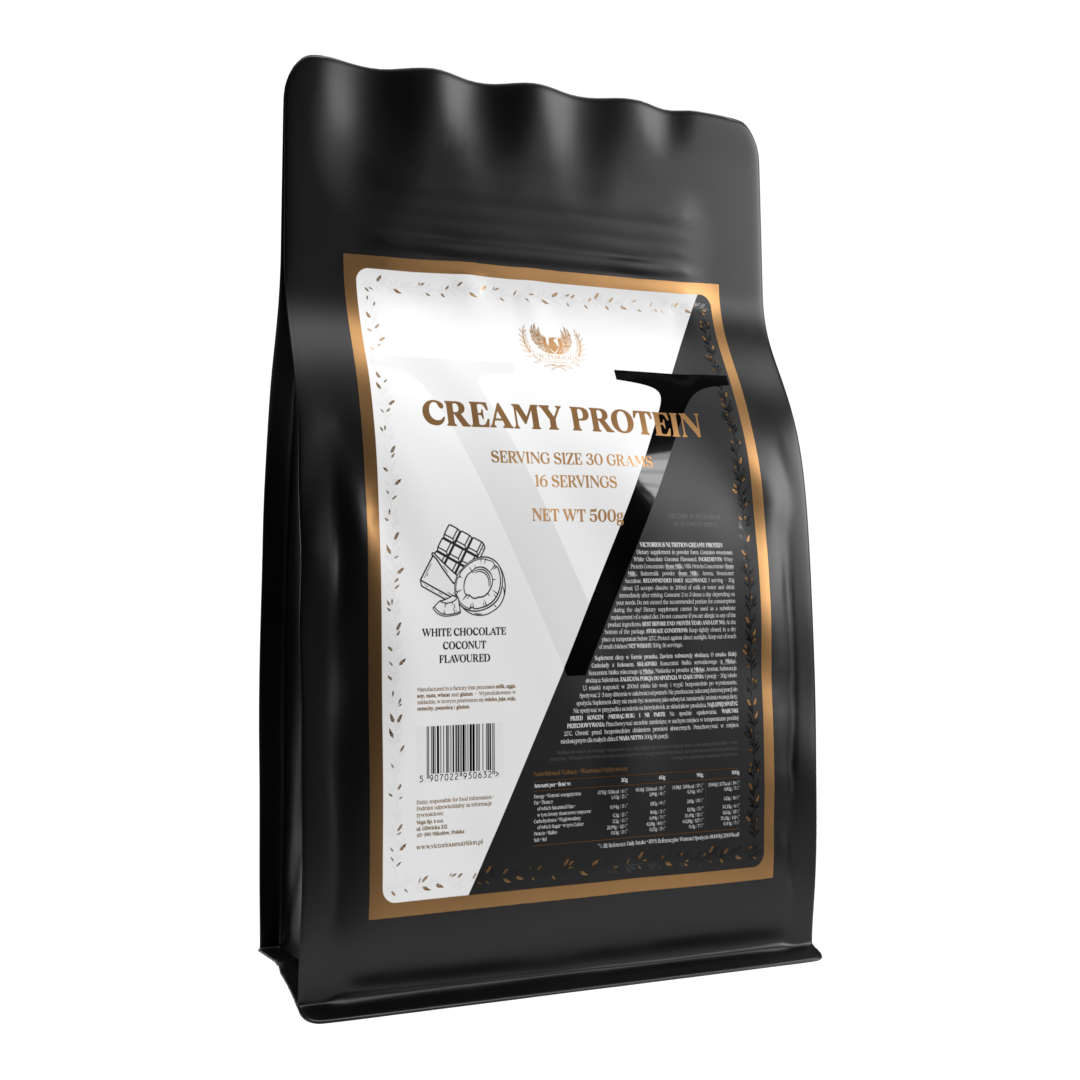 Victorious Creamy Protein 500g White Chocolate Coconut