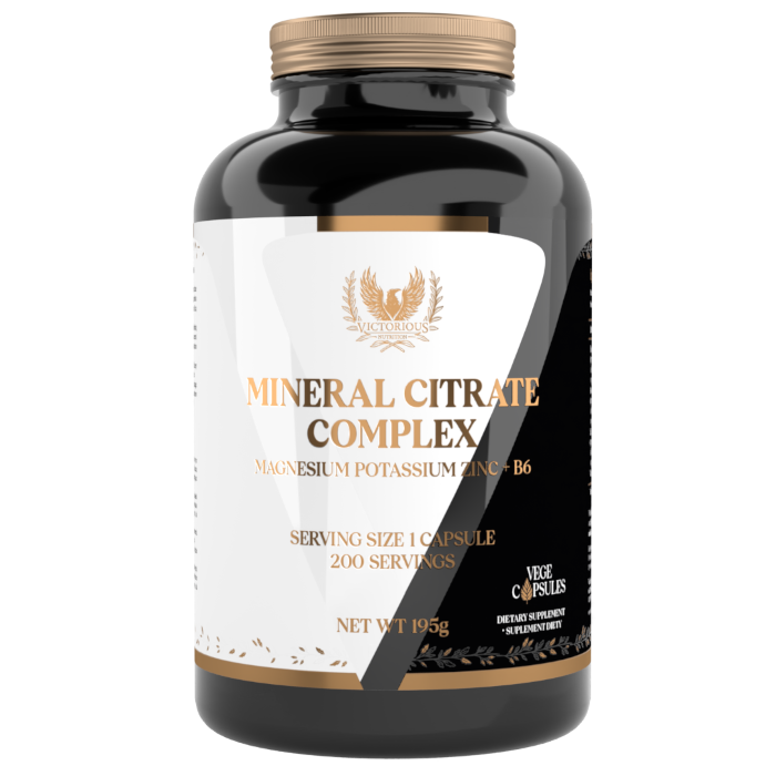 Victorious Mineral Citrate Complex 200 vege caps