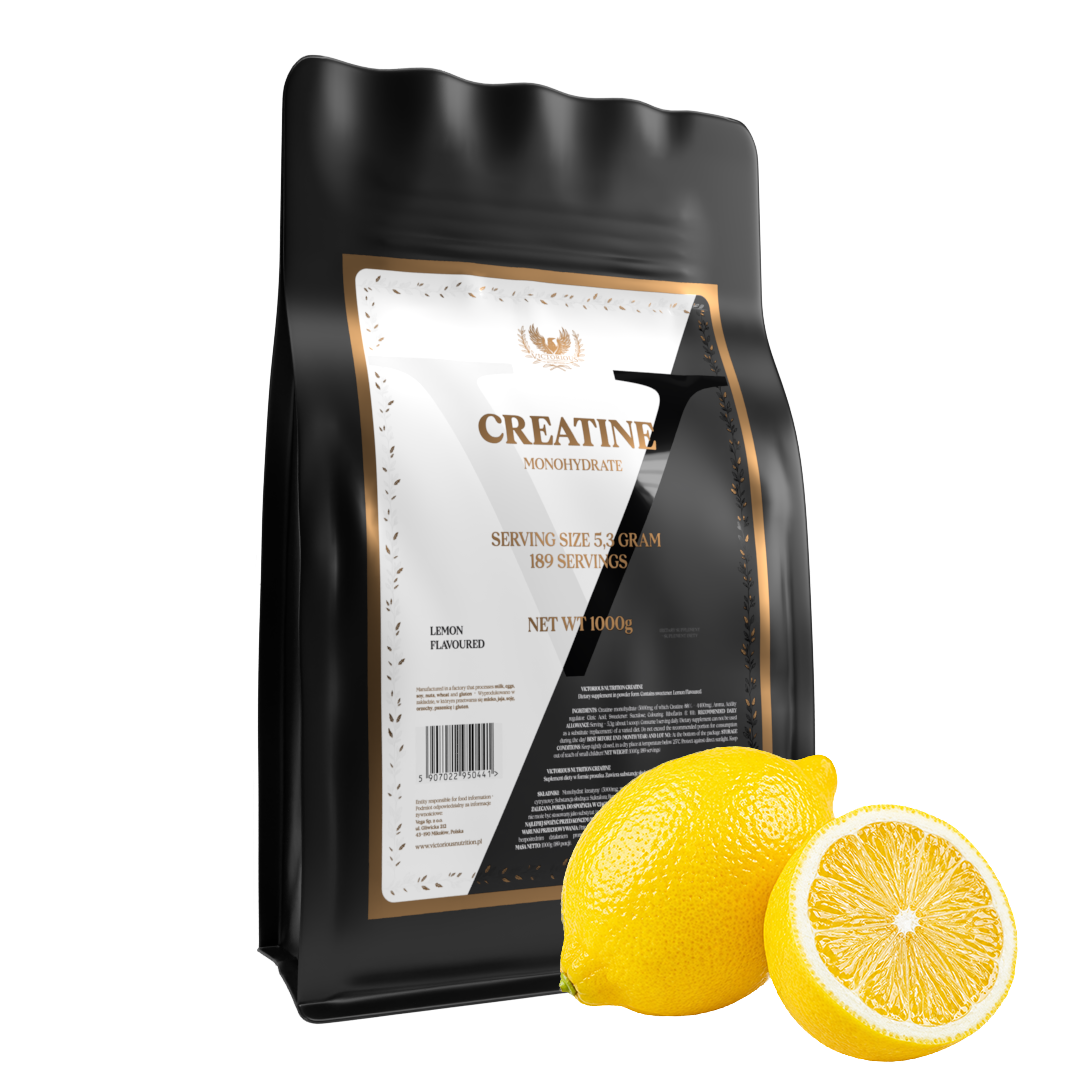 Victorious Creatine Monohydrate 1000g Lemon