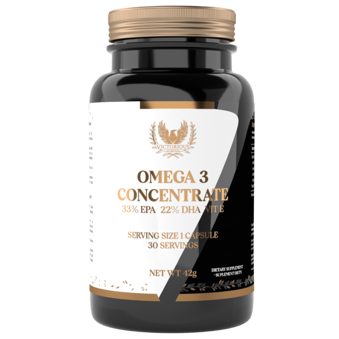 VICTORIOUS NUTRITION OMEGA 3 CONCENTRATE 330/220 30 SOFTGELS