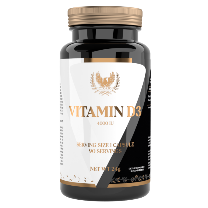 VICTORIOUS NUTRITION VITAMIN D3 4000 90 softgels