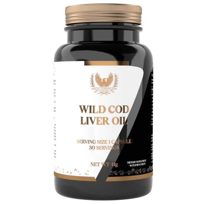 VICTORIOUS NUTRITION WILD COD LIVER OIL 30 SOFTGELS
