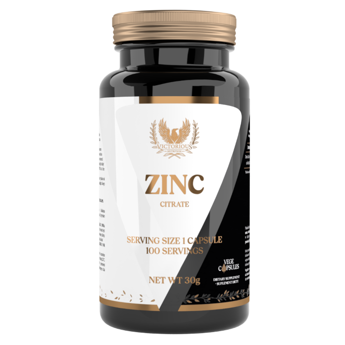 Victorious Zinc 100 vege caps
