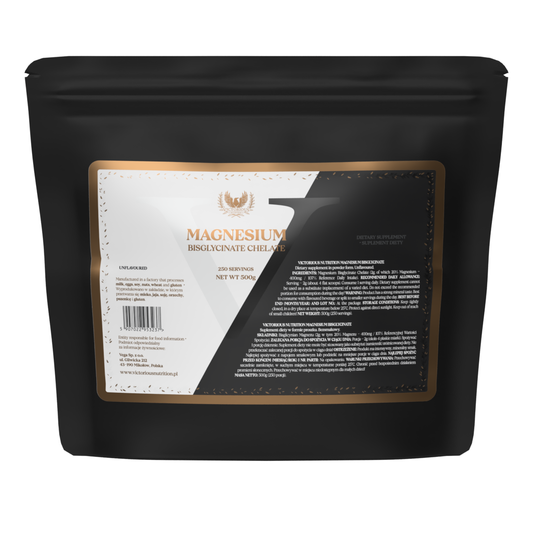 VICTORIOUS NUTRTION MAGNESIUM BISGLYCINATE 500G 