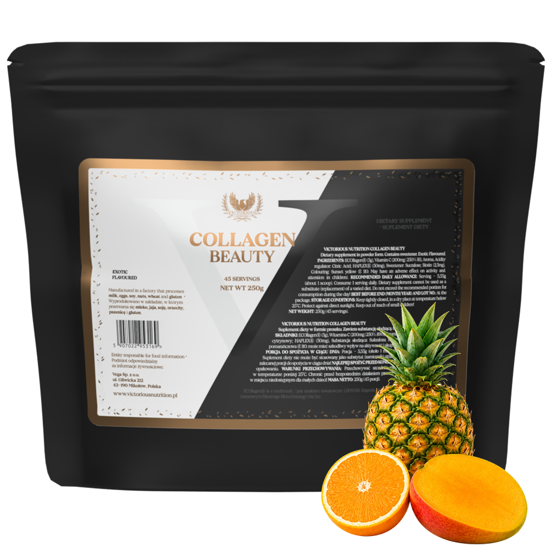 VICTORIOUS NUTRITION COLLAGEN BEAUTY 250G EXOTIC