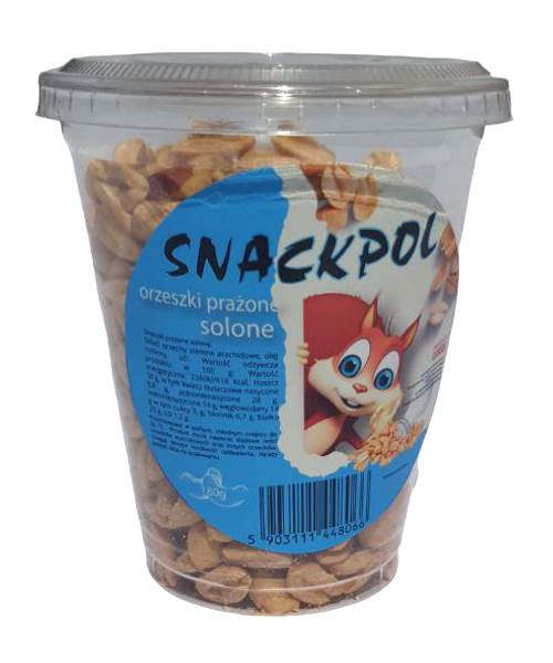 ORZECH PRAZONY SOLONY 180 G