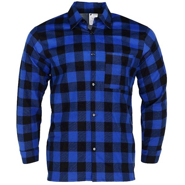 KOSZULA FLANELOWA GITTER BLUE XL • KF-GITTER-B