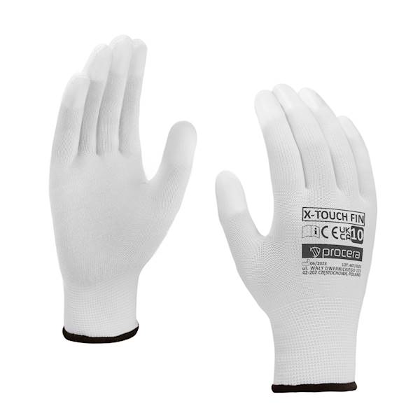 REKAWICE OCHRONNE POWLEKANE PU X-TOUCH FIN ROZM.9