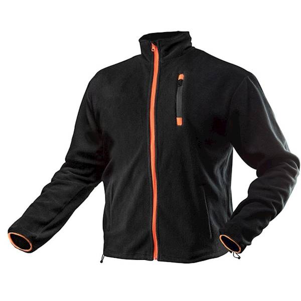 Bluza polarowa, czarna, rozmiar L