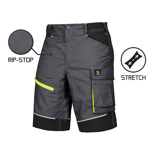 SPODNIE KRÓTKIE LIDO SPANDEX GRAY ROZM.48