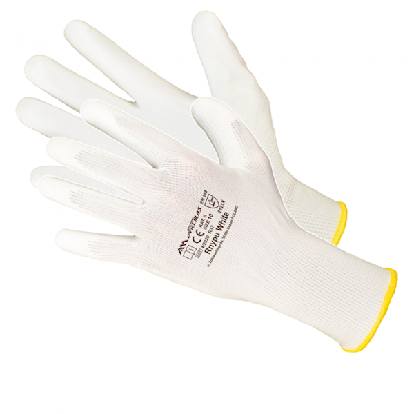 Rękawice RnyPu White (12) kat.2 /11 RPU006