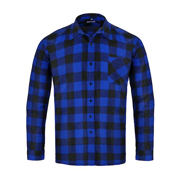 KOSZULA FLANELOWA FLANCO NIEBIESKA ROZM.45