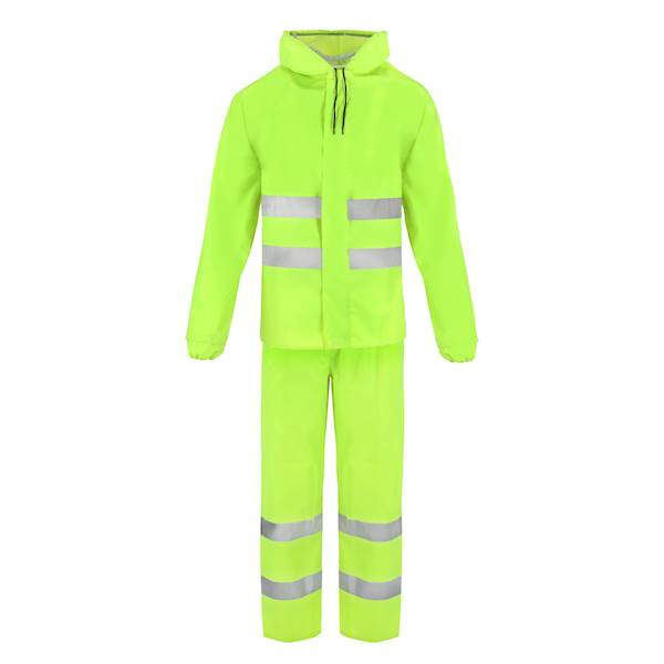 LEKKI KOMPLET PRZECIWDESZCZOWY RAINVIS YELLOW ROZM. XL