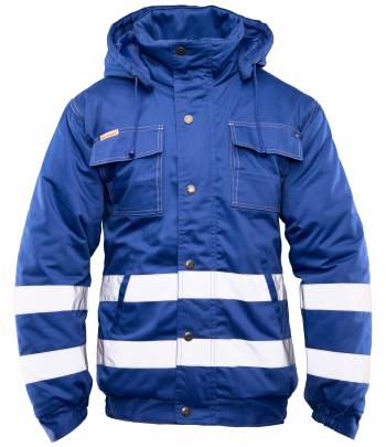 BRIXTON SNOW KURTKA OCIEPLANA NIEBIESKI / PASY ODBLASK ROZ. L 