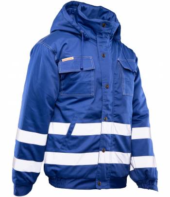 BRIXTON SNOW BRIXTON SNOW KURTKA OCIEPLANA NIEBIESKI / PASY ODBLASK ROZ. 3XL