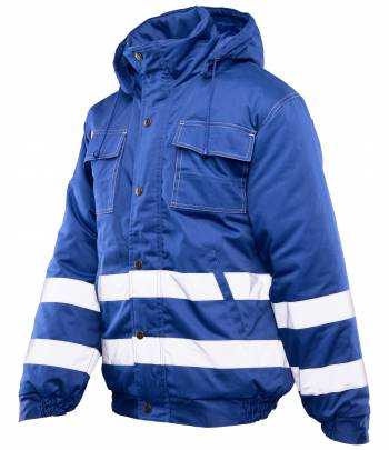 BRIXTON SNOW BRIXTON SNOW KURTKA OCIEPLANA NIEBIESKI / PASY ODBLASK ROZ. 3XL