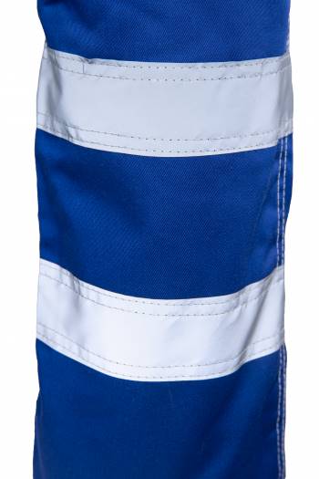 BRIXTON SNOW BRIXTON SNOW OGRODNICZKI OCIEPLANE NIEBIESKI / PASY ODBLASK ROZ. XL  
